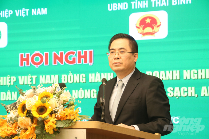 Ông Nguyễn Hoàng Giang, Thứ trưởng Bộ Khoa học và Công nghệ: Rất cần đào tạo nguồn nhân lực nông nghiệp chất lượng cao. Ảnh: HG.