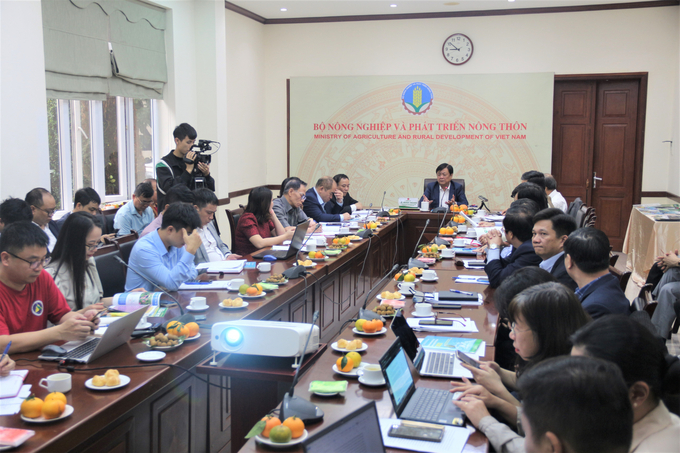 The Ministry of Agriculture and Rural Development hosted a workshop on 'Development of sustainable agricultural cooperative' to commemorate the 77th anniversary of Vietnamese cooperatives (April 11, 1946 – April 11, 2023). Photo: Pham Hieu.