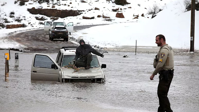 El Niño can cause flooding in parts of the south east US.   Photo: AP