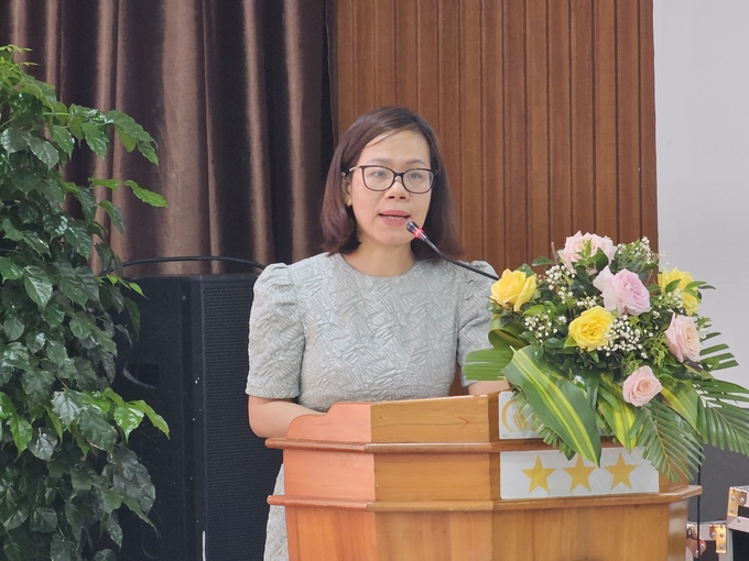 Bà Nguyễn Hải Yến, Trưởng phòng Thị trường lao động - Cục Việc làm. Ảnh: Nam Khánh.