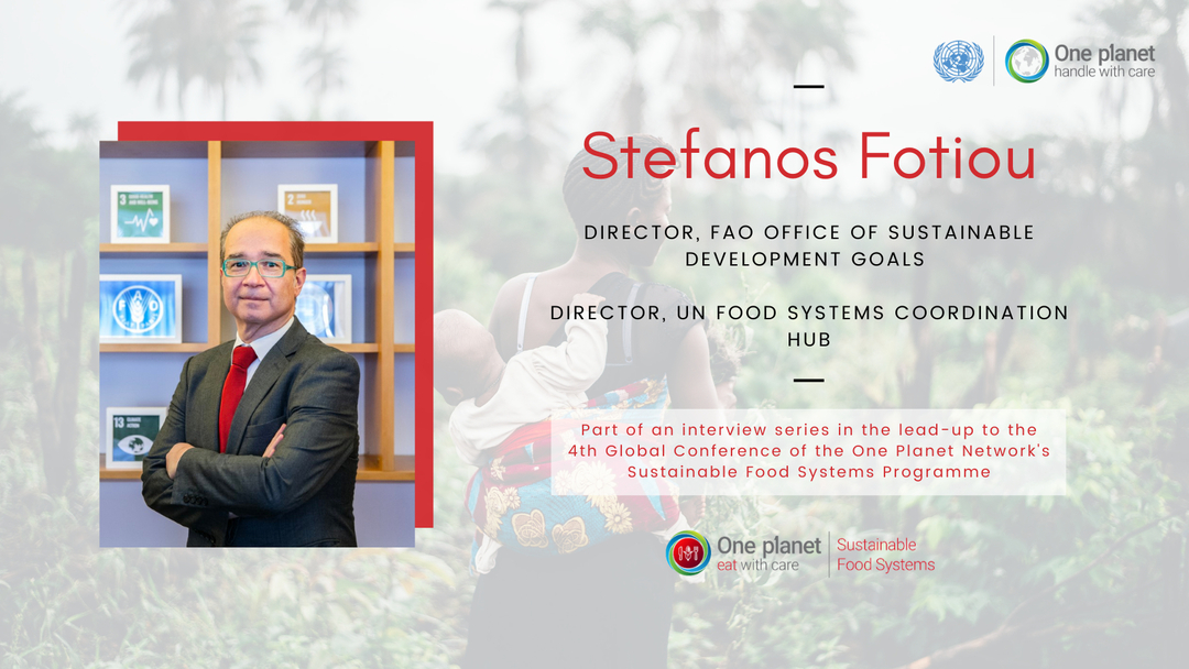 Chuyên gia của FAO - ông Stefanos Fotiou, người có hàng chục năm kinh nghiệm về hệ thống thực phẩm.