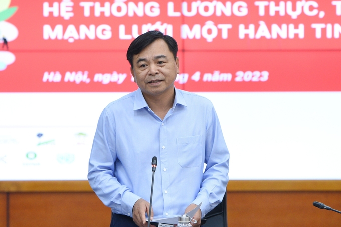 Theo Thứ trưởng Nguyễn Hoàng Hiệp, Việt Nam hiện được thế giới đánh giá cao về những đóng góp trong việc đảm bảo an ninh lương thực toàn cầu. Ảnh: Tùng Đinh.