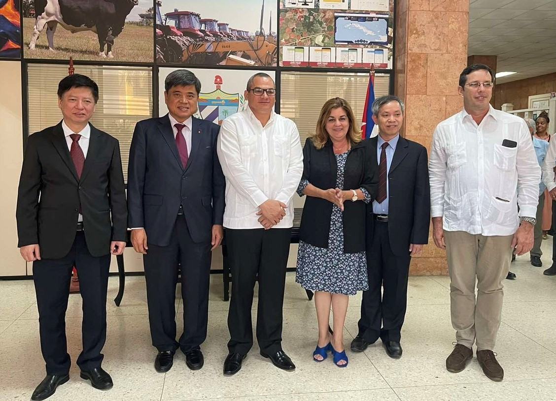 The Cuban side highly appreciates the support of the Ministry of Agriculture and Rural Development of Vietnam over the past time. Photo: Thanh Thanh.