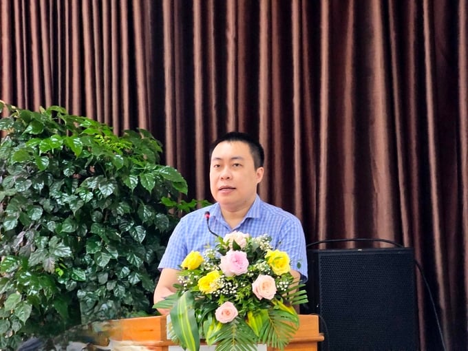 Ông Vũ Phạm Dũng Hà, Trưởng Phòng Chính sách Việc làm – Cục Việc làm, Bộ LĐ - TB&XH. Ảnh: Nam Khánh.