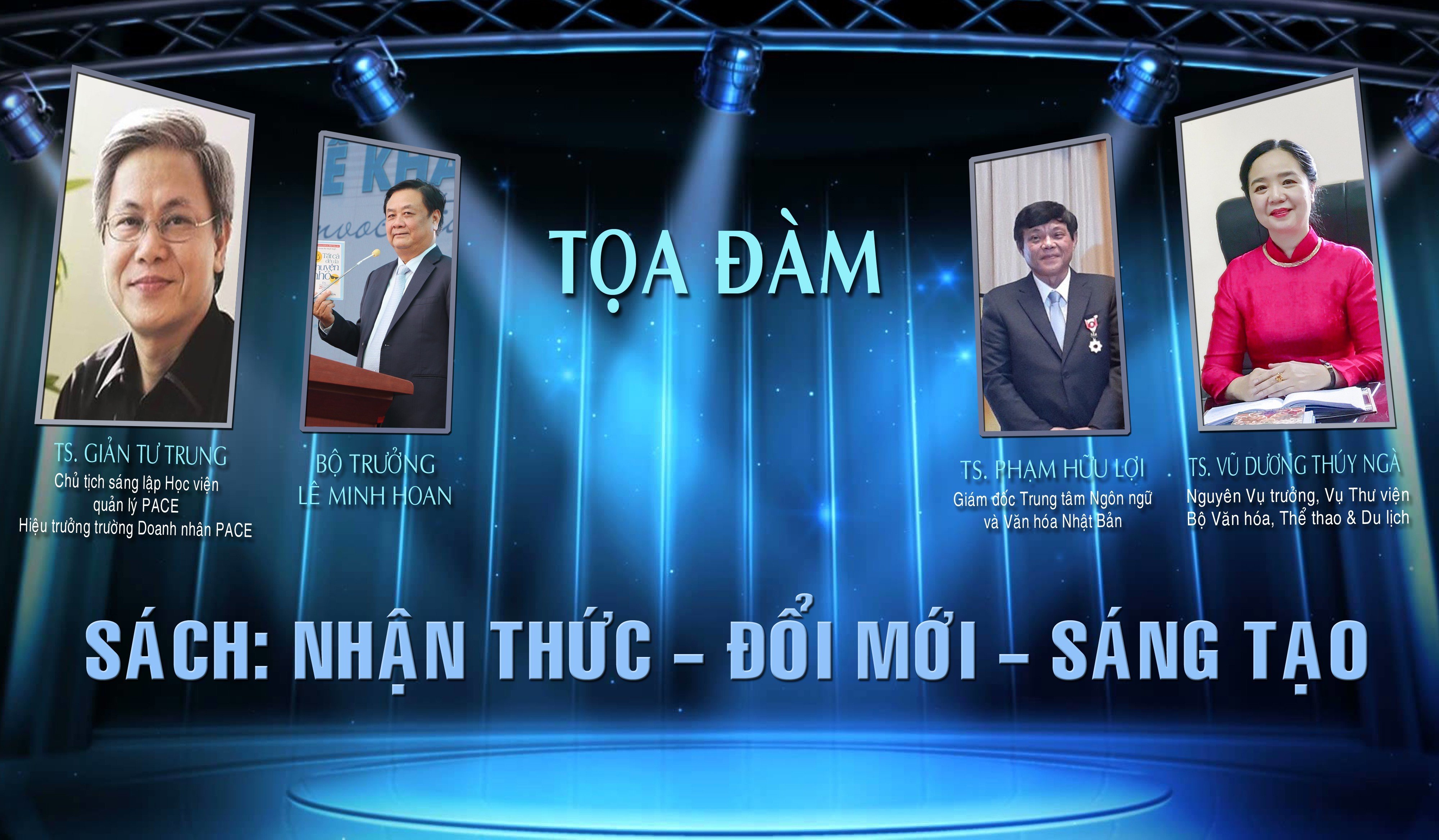 Tọa đàm 'Sách: Nhận thức, đổi mới và sáng tạo' chiều 21/4. Ảnh: BTC.