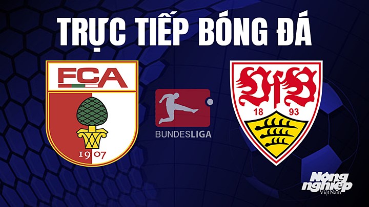 Trực tiếp bóng đá Bundesliga (VĐQG Đức) 2022/23 giữa Augsburg vs Stuttgart hôm nay 22/4/2023