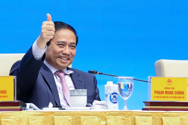 Theo Thủ tướng Phạm Minh Chính, thành công của các nhà đầu tư cũng là thành công của Việt Nam. Ảnh: VGP/Nhật Bắc.