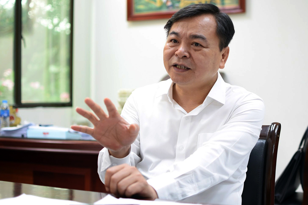 Deputy Minister Nguyen Hoang Hiep emphasized the necessity of food systems transformation. Photo: Tung Dinh.