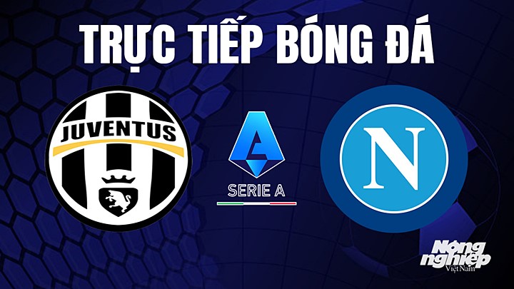 Trực tiếp bóng đá Serie A (VĐQG Italia) 2022/23 giữa Juventus vs Napoli hôm nay 24/4/2023