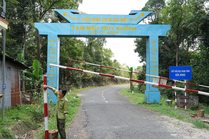 The border crossing area between Binh Phuoc, Dak Nong and the friend country Cambodia. Photo: Phuc Lap.