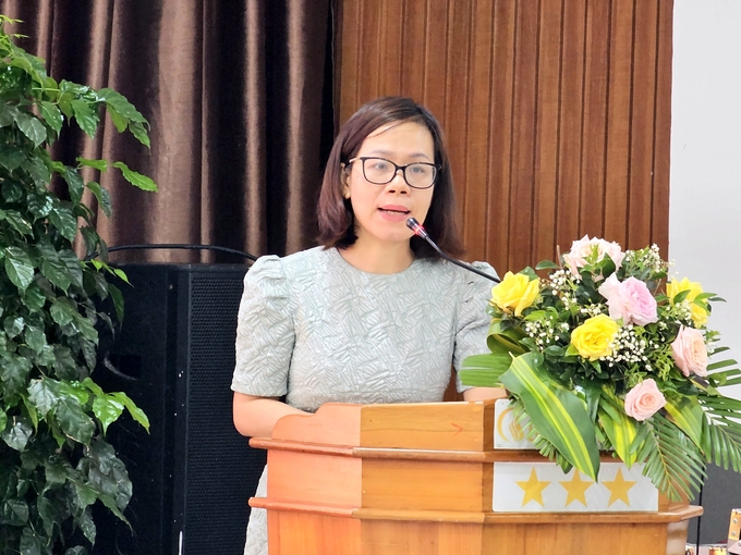 Bà Nguyễn Hải Yến, Trưởng phòng Thị trường lao động – Cục Việc làm (Bộ LĐ-TB&XH). Ảnh: Nam Khánh.