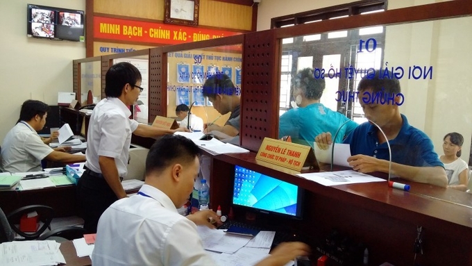 Người dân sẽ thông tin đánh giá mức độ hài lòng của mình đối với dịch vụ hành chính công tại Hà Nội