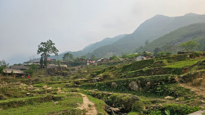 Ethnic village in the buffer zone of Hoang Lien National Park. Photo: Hoang Anh.