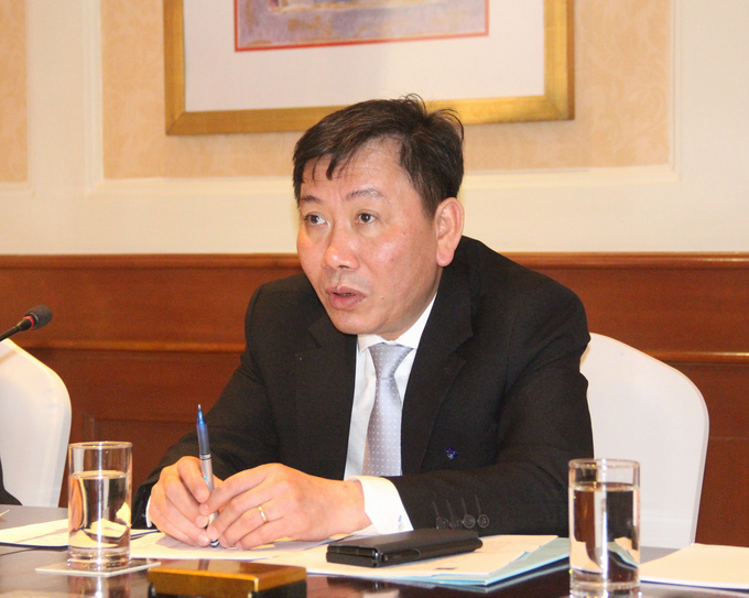 Mr. Nguyen Do Anh Tuan hopes that with its experience, Australia will actively support Vietnam in solving difficulties in agricultural production. Photo: Trung Quan.