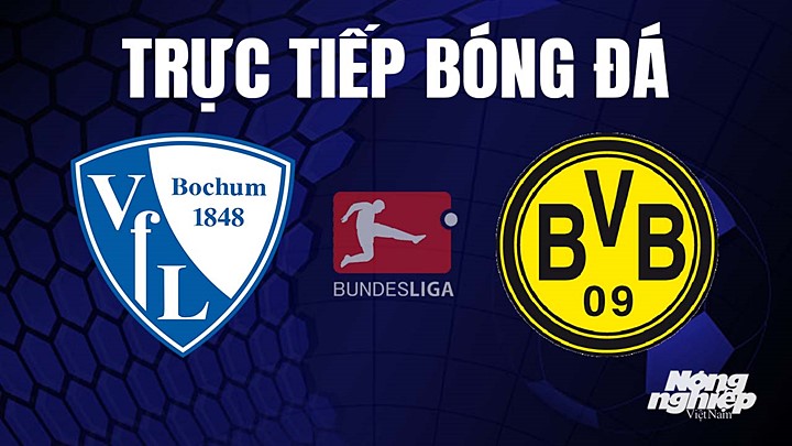 Trực tiếp bóng đá Bundesliga (VĐQG Đức) 2022/23 giữa Bochum vs Dortmund hôm nay 29/4/2023