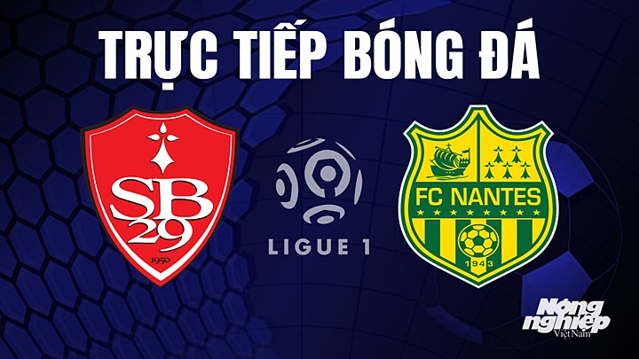 Trực tiếp bóng đá Ligue 1 (VĐQG Pháp) 2022/23 giữa Brest vs Nantes hôm nay 4/5/2023