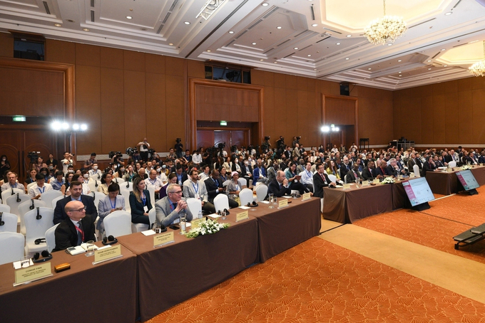 More than 300 delegates, of which about two-thirds are from international, attended the 4th Global Conference of Sustainable Food Systems in Vietnam. Photo: Tung Dinh.