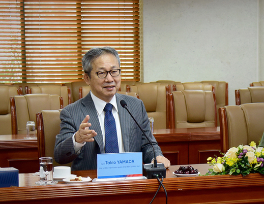 Ông Yamada Takio, Đại sứ Đặc mệnh toàn quyền Nhật Bản tại Việt Nam.