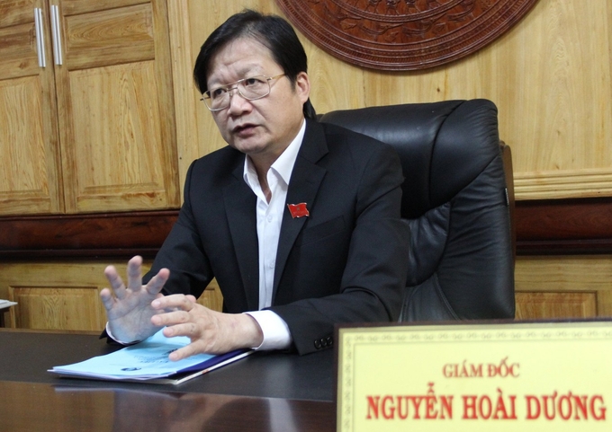 Ông Nguyễn Hoài Dương, Giám đốc Sở NN-PTNT Đắk Lắk. Ảnh: Minh Quý.