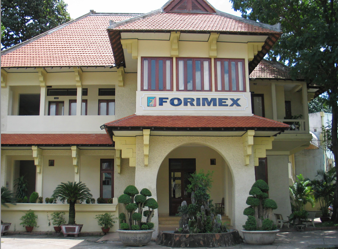 Forimex là công ty con của Tổng công ty Nông nghiệp Sài Gòn (Sagri). 