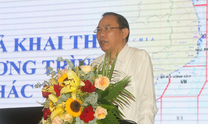 Deputy Minister Phung Duc Tien urged the aquacultural sector to seize the opportunity and remove the IUU yellow card issued by the European Commission. Photo: Viet Khanh.