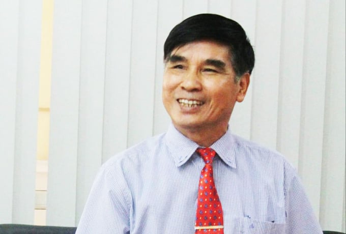 TS Lê Quang Tú, Chủ tịch Hiệp hội Dâu tằm tơ Việt Nam. Ảnh: Minh Hậu.
