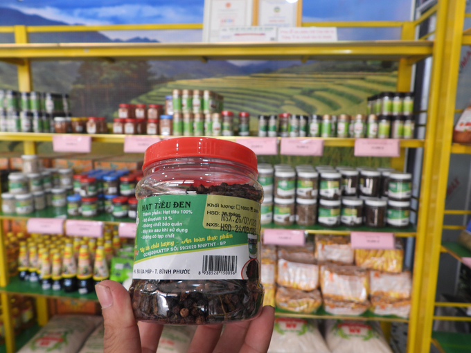 Nhờ chuyển đổi số, một số sản phẩm nông nghiệp của Bình Phước dần có chỗ đứng trên thị trường. Ảnh: Trần Trung.