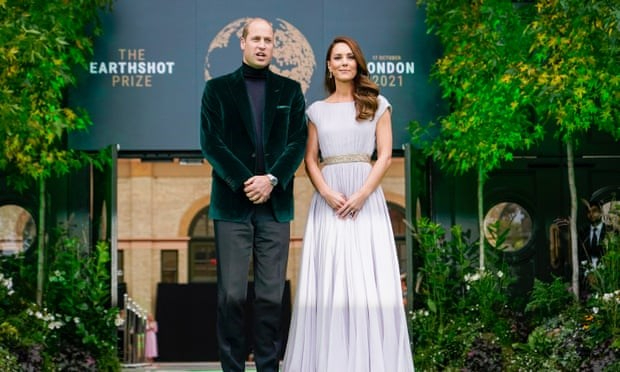 Vợ chồng Hoàng tử William tại lễ công bố Giải thưởng năm 2021. Ảnh: Getty Images.