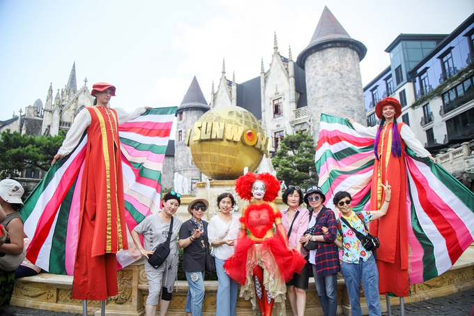 Du khách Hàn Quốc và khách Thái Lan luôn áp đảo tại Sun World Ba Na Hills.