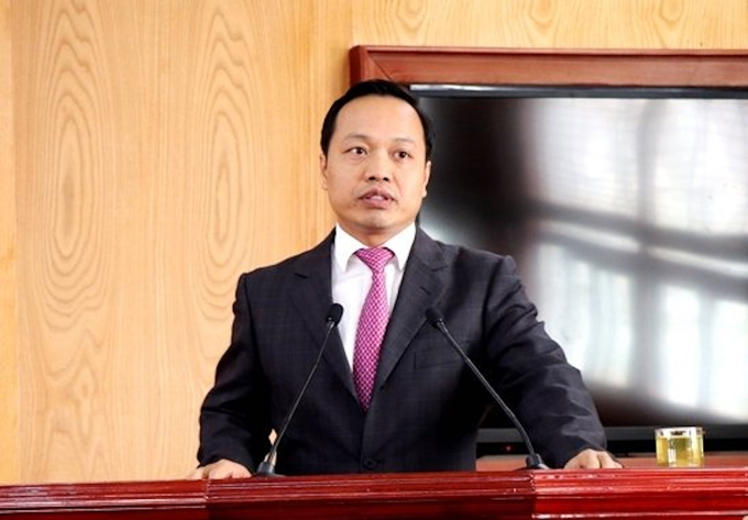 Ông Trần Tiến Dũng, Chủ tịch UBND tỉnh Lai Châu vừa được điều động giữ chức Thứ trưởng Bộ Tư pháp. Ảnh: T.L