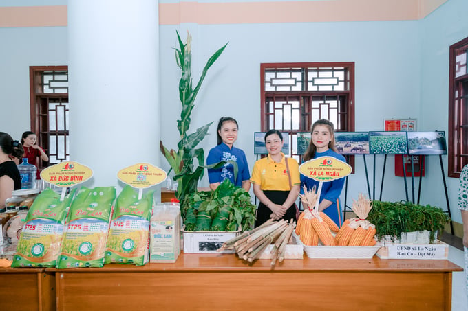 Sản phẩm gạo đạt chứng nhận OCOP của huyện Tánh Linh. Ảnh: TL.