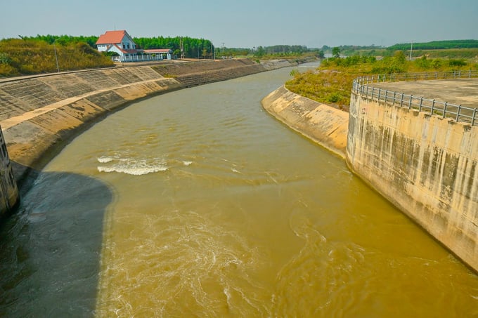 Hệ thống thủy lợi trên địa bàn huyện Tánh Linh được quan tâm đầu tư, xây dựng. Ảnh: TL.