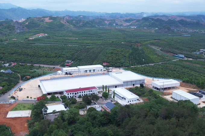 Doveco Son La factory is located in Hat Lot commune, Mai Son district. Photo: Ba Thang.