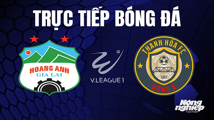 Trực tiếp bóng đá V-League 2023 giữa HAGL vs Thanh Hóa hôm nay 19/5/2023