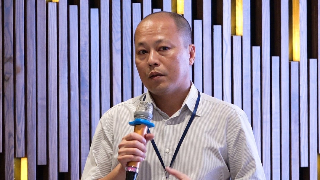 Ông Trần Nam Anh, Phó Trưởng đại diện ACIAR tại Việt Nam phát biểu tại Hội nghị. 