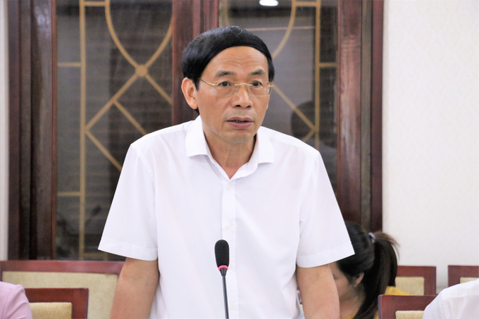 Ông Nguyễn Ngọc Sơn - Phó Giám đốc Sở NN-PTNT Hà Nội. Ảnh: Thúy Vi.