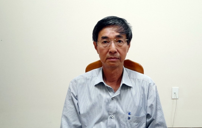 Ông Mai Kiều, Giám đốc Sở NN-PTNT Bình Thuận kêu gọi doanh nghiệp đầu tư vào nông nghiệp để khai thác tiềm năng. Ảnh: Phương Mai.
