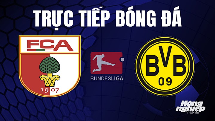 Trực tiếp bóng đá Bundesliga (VĐQG Đức) 2022/23 giữa Augsburg vs Dortmund hôm nay 21/5/2023