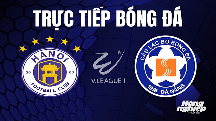 Trực tiếp bóng đá V-League 2023 giữa Hà Nội vs Đà Nẵng hôm nay 22/5/2023