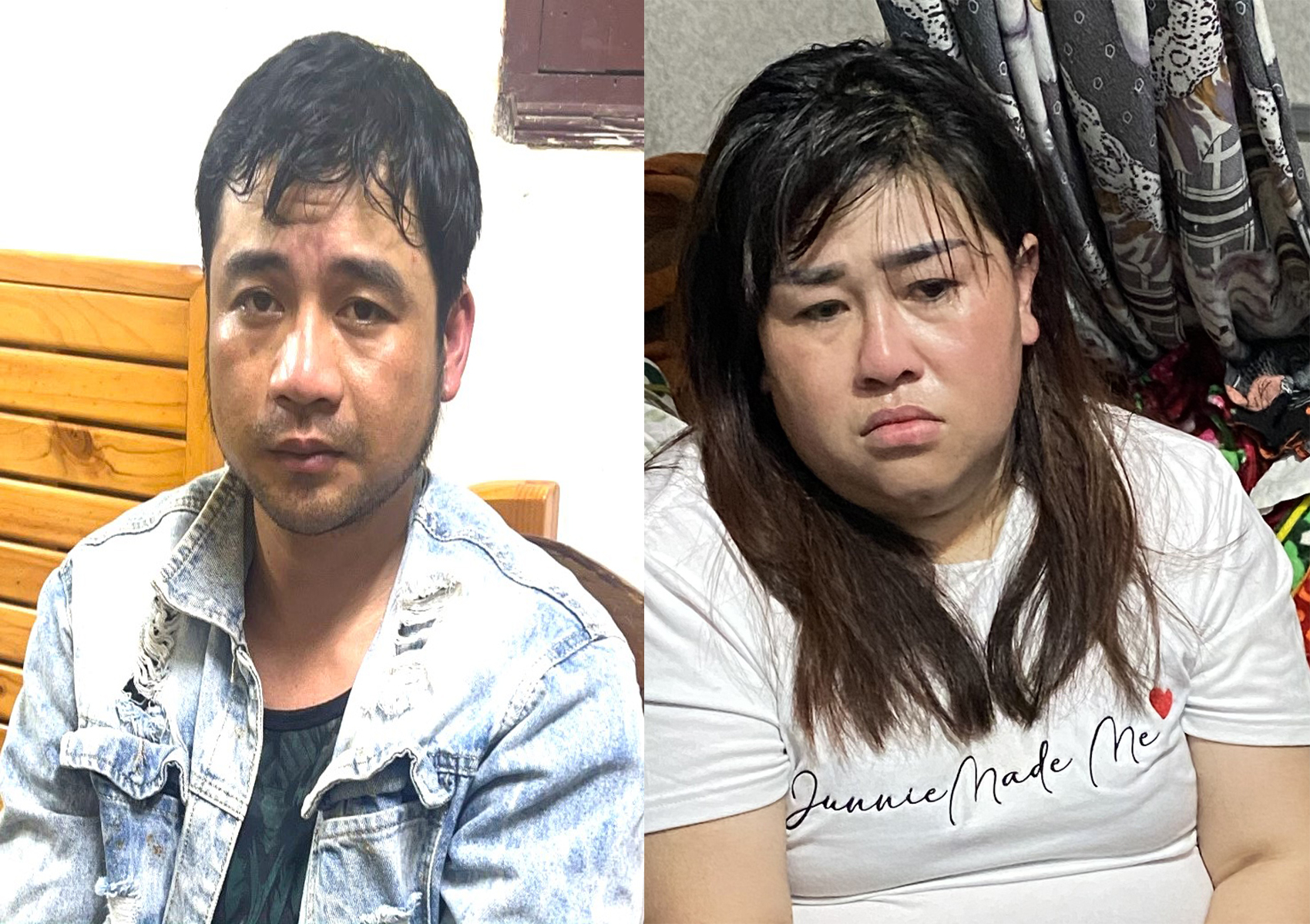 Phan Quốc Dũng (35 tuổi) và Huỳnh Thị Thu Trang (36 tuổi) bị cơ quan công an bắt giữ.