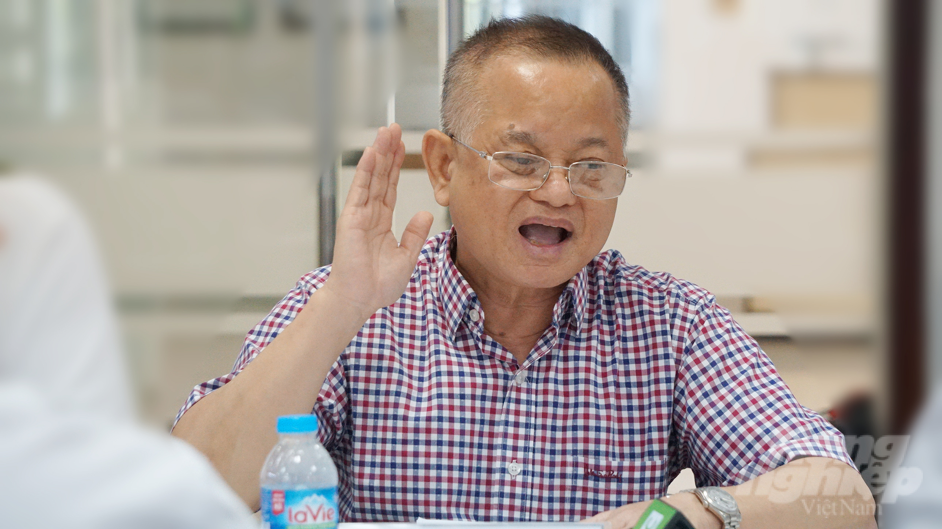 Mr. Le Van Quang, Director of Minh Phu Seafood Corporation. Photo: Nguyen Thuy.