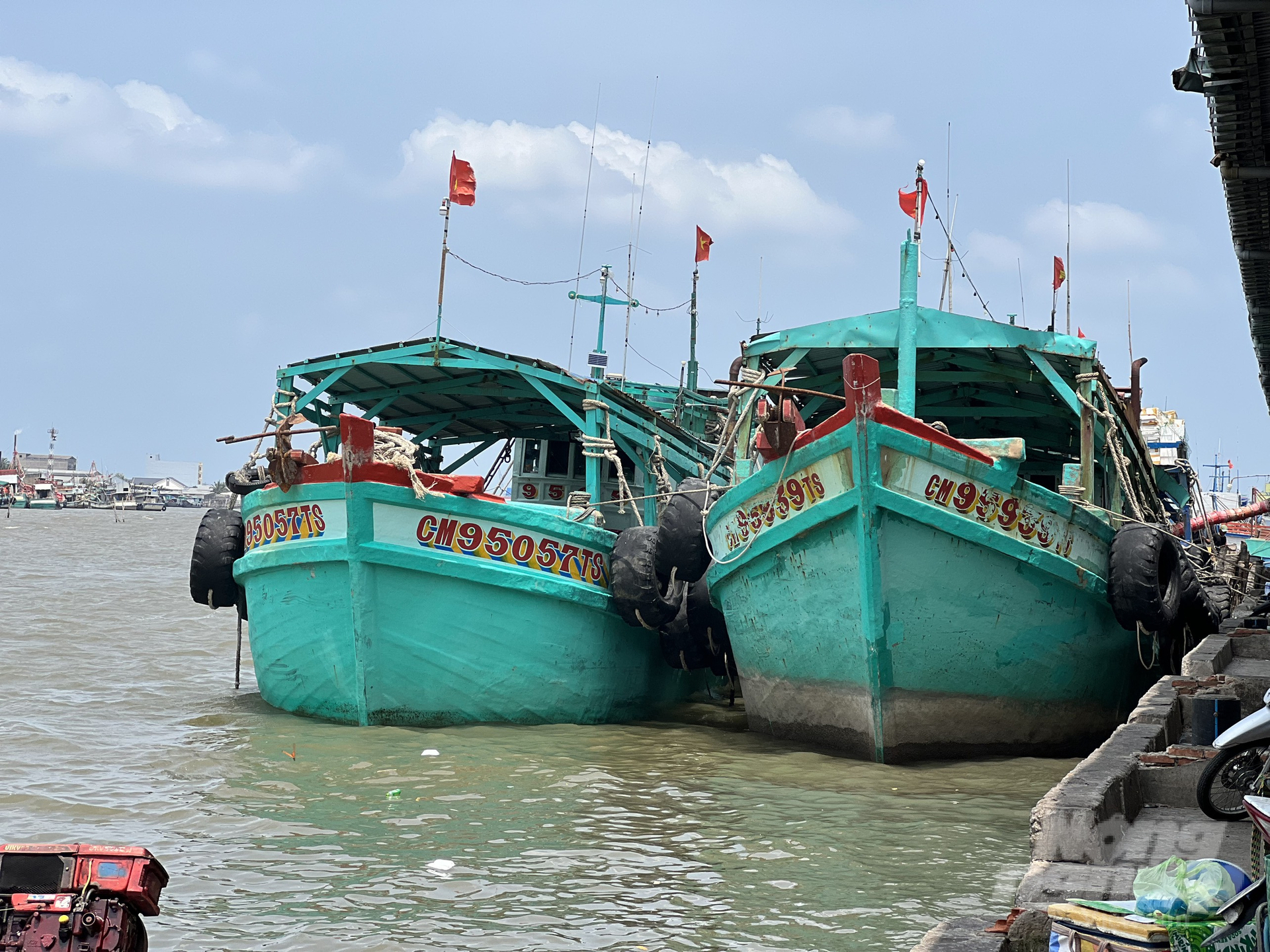Với bờ biển dài 254km, tỉnh Cà Mau có ngư trường lớn khai thác thủy sản. Ảnh: Quốc Việt.