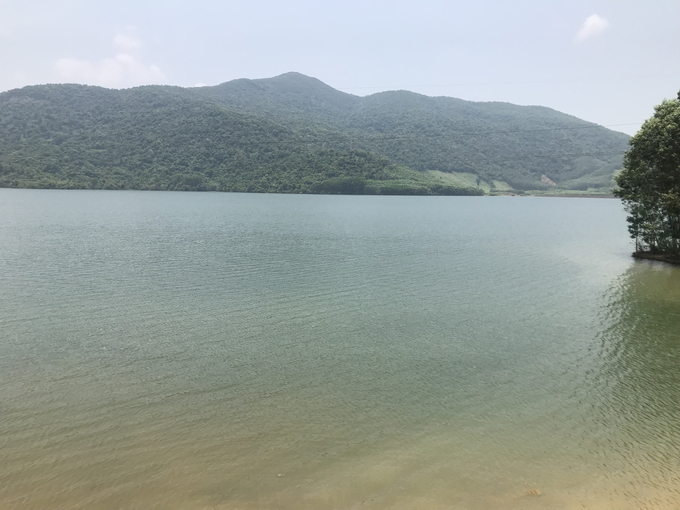 Hồ chứa nước Thạch Khê nằm trên địa bàn xã Ân Tường Đông (huyện Hoài Ân, Bình Định). Ảnh: V.Đ.T.