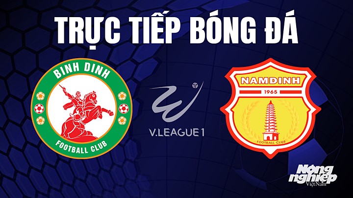 Trực tiếp bóng đá V-League 2023 giữa Bình Định vs Nam Định hôm nay 26/5/2023