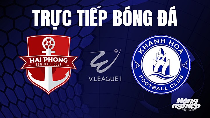 Trực tiếp bóng đá V-League 2023 giữa Hải Phòng vs Khánh Hòa hôm nay 26/5/2023