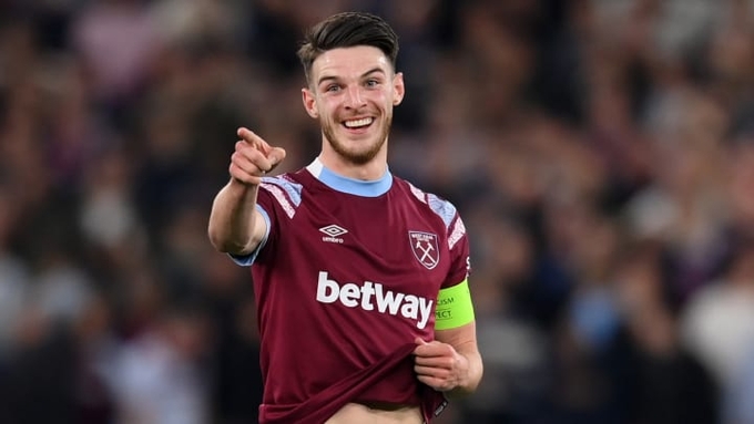 Declan Rice cũng hứng thú với viễn cảnh chơi bóng cho Arsenal. Ảnh: Mirror.