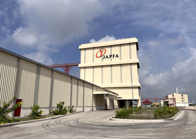 Japfa Vietnam's animal feed factory is located in Minh Hung Sikico Industrial Park, Binh Phuoc. Photo: Son Trang.