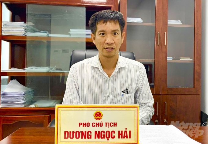 Ông Dương Ngọc Hải, Phó Chủ tịch UBND huyện Long Mỹ. Ảnh: Hồ Thảo.