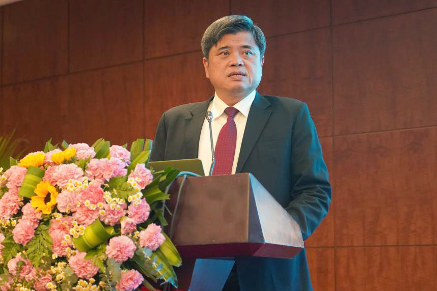 Thứ trưởng Trần Thanh Nam phát biểu tại Diễn đàn kết nối giao thương nông lâm thủy sản Việt Nam – Trung Quốc qua tỉnh Vân Nam. Ảnh: Cao Trần.