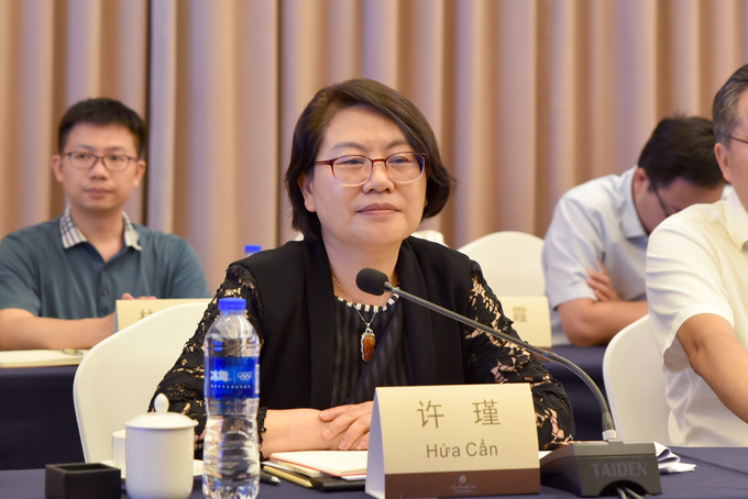 Ms. Hua Can, Deputy Director of Guangxi Province Department of Agriculture and Rural Development. Photo: Cao Tran.